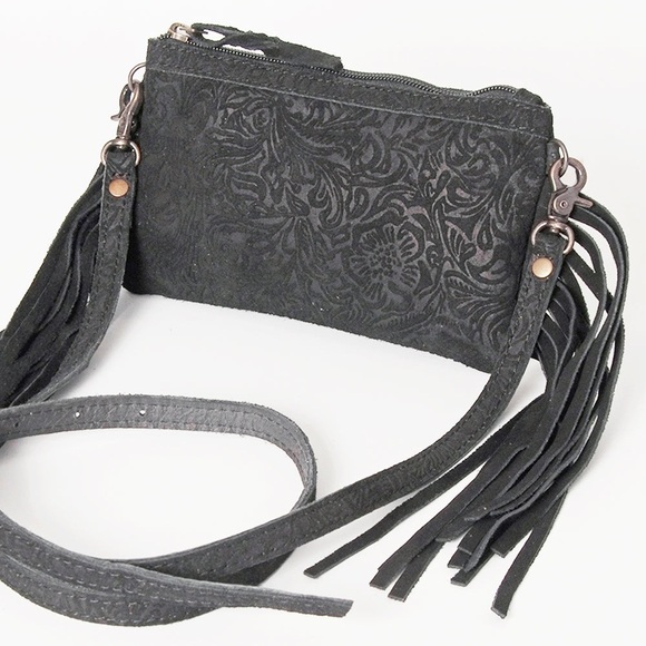 American Darling Small Crossbody Genuine Western Leather - Picture 4 of 14